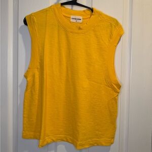 Cotton Citizen Yellow Muscle Tee Size XS